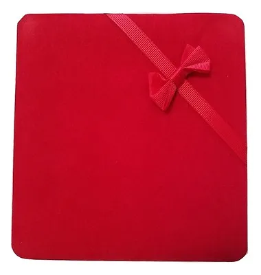 Xl Red Velvet Set Gift Box For Jewelry-necklace Earring & Bracelet X'mas Bonus • $9.99