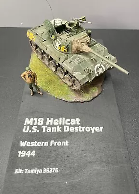 Tamiya 1/35 U.S. Tank Destroyer M18 Hellcat Model - 35376 Built And Painted • £70