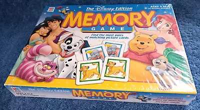 Milton Bradley 2002 NEW Disney Edition Memory Game Hasbro USA Matching NO Readin • $35