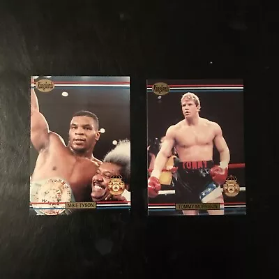 1991 Ringlords Boxing Mike Tyson & Tommy Morrison  ￼Sample Promo Card Rookie • $25