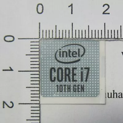 Intel I7 10Gen Sticker/iRIS Xe Sticker/RTX Sticker/Radeon Sticker/Win 11 Sticker • $2.22