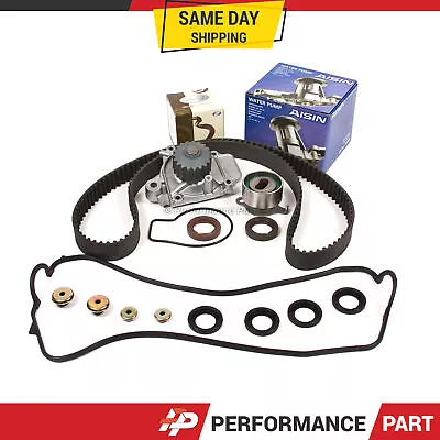 Timing Belt Kit AISIN Water Pump Valve Cover Fit 88-91 Honda Civic CRX 1.6 D16A6 • $97.99