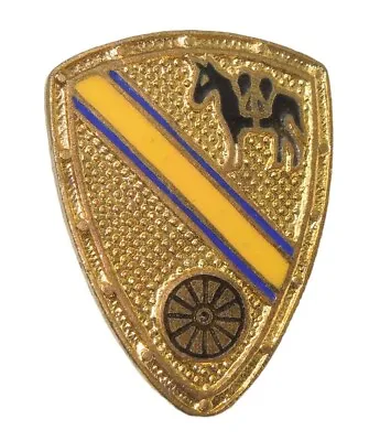 Pre WWII US Army 1st Cavalry Division 16th Quartermaster DUI Crest Pin Insignia • $34.99