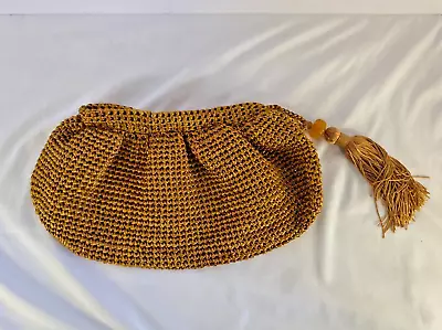 Gorgeous Gold Vintage Rafael Sanchez Woven Purse!!! Unused Condition!! • $9.99