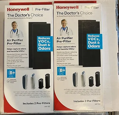 £16.33 • Buy Lot Of 2 - Honeywell HRF-B2 B Plus Air Purifier Pre-Filters Replacement 2 Pack