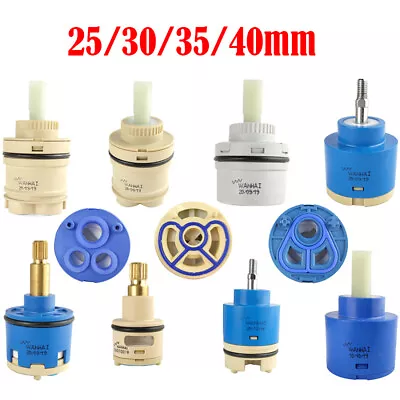 25/30/35/40mm Replacement Ceramic Tap Cartridge Valve Faucet Kitchen Basin • £11.64