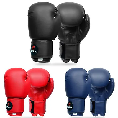 Boxing Gloves For Sparring Punching Bag Gym Training  MMA Muay Thai Kickboxing • £11.99