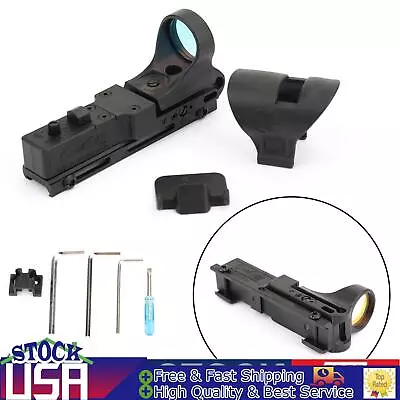 C-MORE Red Dot Reflex Sight Railway Tactical Scope Adjustable Optics Scope Usa • $50.85