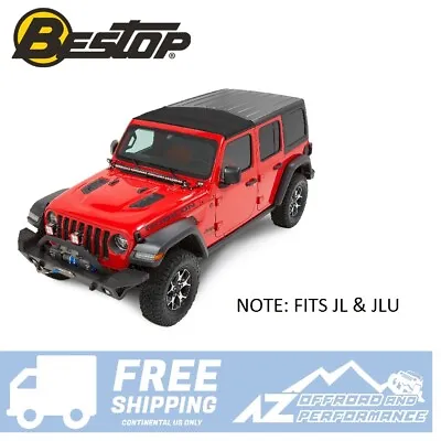 Bestop Sunrider For Hard Top Black Twill For 18-24 Jeep Wrangler JL JLU 52454-17 • $999.99