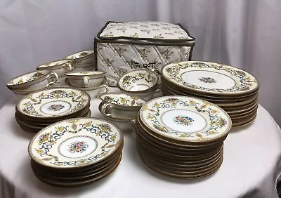 47 PCS Antique Minton England Talbot Luncheon 12 Per. SET 1928 Plates Cups B1124 • $599