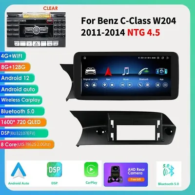 10.33 Android Mercedes Benz W204 C Class Screen 2011-14 GPS Navi Carplay Stereo • $277.99