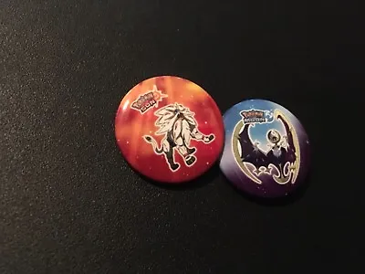 $3.75 • Buy Lot Of 2 New Pokemon Sun And Moon Pins Promo Nintendo 3DS 