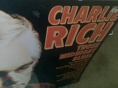 Charlie Rich Those Midnight Blues 12  Vinyl Record LP SHM 861 • £5.49