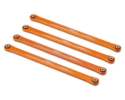 Treal Hobby Losi LMT Mega Aluminum Lower 4-Link Bar Set (Orange) (160.5mm) • $49.98