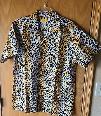 BERNIE DEXTER  Men's Cotton Leopard Print Shirt Size 2x  NWT • $22