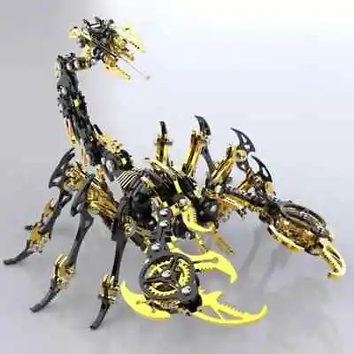 3D Metal Puzzle Scorpion Model Toys Assembly Educational Jigsaw Puzzle DIY Gifts • £17.63