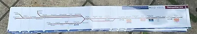 30 X LONDON UNDERGROUND  METROPOLITAN LINE Carriage Maps • £150