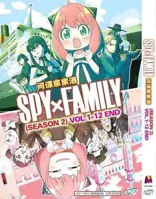 Spy X Family Season 2 (Vol.1-12End) - Anime DVD With English Dubbed • $23.39