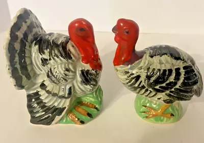 Vintage Porcelain Relco Turkey Salt Pepper Shaker Figurine Japan Collectable 3  • $9.99