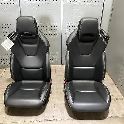 2018-2020 MERCEDES SLC Front Seats Left And Right Black Leather 101 OEM • $1045