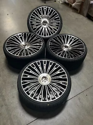 22x9 22x10.5 Black Mercedes Wheels Tires S580 S600 S500 S550 S560 S63 MAYBACH • $2299