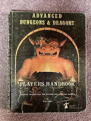 Rare! Advanced D&D Players Handbook 1st Ed/2nd Printing! TSR 1978 Fair/Good • $75