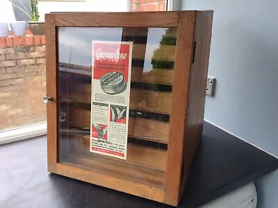 £195 • Buy Vintage Antique Shop Counter Top Haberdashery Case Chemist Drawer Unit Retail