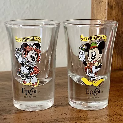 Shot Glass Walt Disney Parks EPCOT Germany Mickey Minnie Mouse • $30
