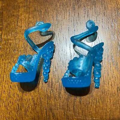 Monster High Replacement Lagoona Blue Skull Shores Blue Shoes Sandals • $4.99