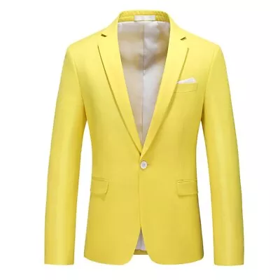 Men Blazer Coats Casual Business Blazer Jacket Fashion Formal Wedding Blazers • $66.28