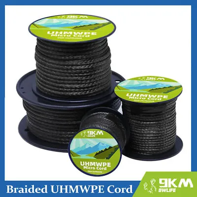 1000lb~2000lb High Strength Braided UHMWPE Cord Outdoor Repair Spliceable Rope • $10.25