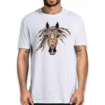 Indians Native American Geometric Art T-shirt - History Abstract Novelty Tee • $19.99