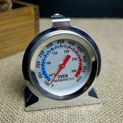 £5.95 • Buy Stainless Steel Analog Oven Dial Thermometer Kitchen Cooking Baking 50c - 300c