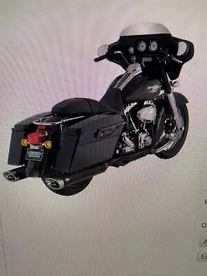 VANCE HINES Monster Black Slip On Mufflers Harley Touring FLH Bagger 1995^ Glide • $899.95