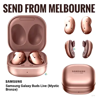 NEW GENUINE Samsung Galaxy Buds Live Bluetooth Wireless BT Earbuds Gold Bronze • $188.88