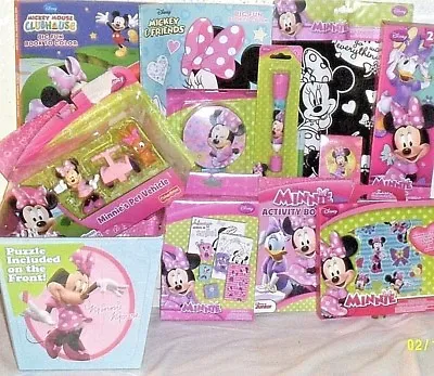 New Kids Disney Minnie Mouse Easter Toy Gift Basket Birthday Toys Play Set  • $41.99