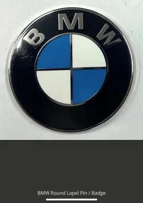 Quality Metal Hat/Lapel  Badge- Pin - BMW Round-30mm • $5.79