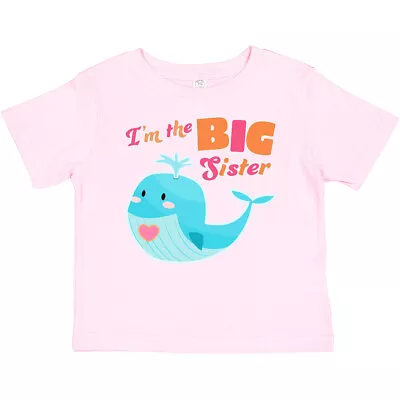 Inktastic I'm The Big Sister- Cute Whale With Heart Baby T-Shirt Sibling New Sea • $14.99