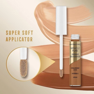 £3.99 • Buy Max Factor Miracle Pure Concealer With Vitamin C + Hyaluronic Choose Your Shade