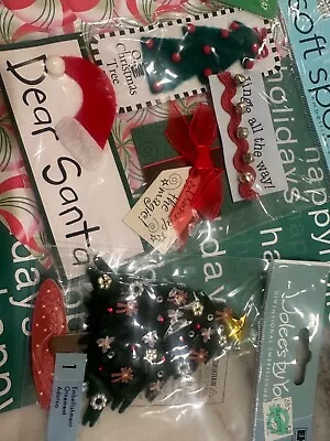 Christmas Scrapbooking Supplies Lot • $6