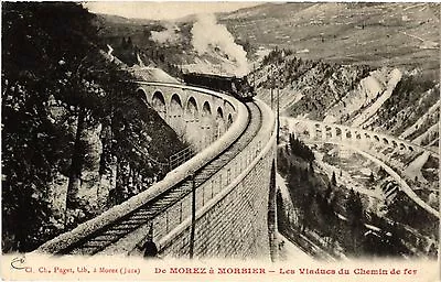 CPA AK De MOREZ A MORBIER Les Viaducs Du Chemin De Fer (447079) • $8.55