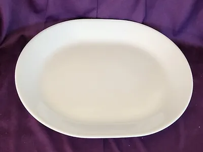 Corelle Corning Ware Winter Frost White Serving /Meat Platter 12 1/4 X 10  USA  • $19.98