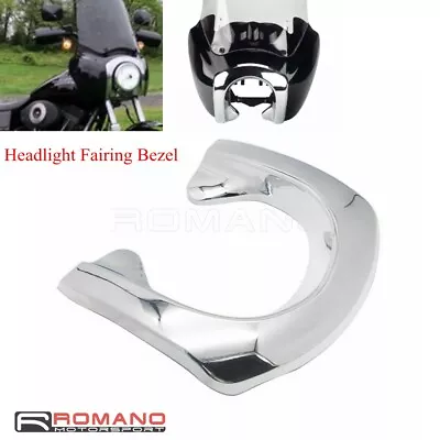 Front Fairing Headlight Bezel Trim Cover For Harley Dyna FXR 87-99 T-Sport 06-17 • $32.60