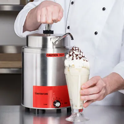 3.5 Qt Commercial Electric Hot Fudge Nacho Cheese Warmer Dispenser With Spout US • $163.01