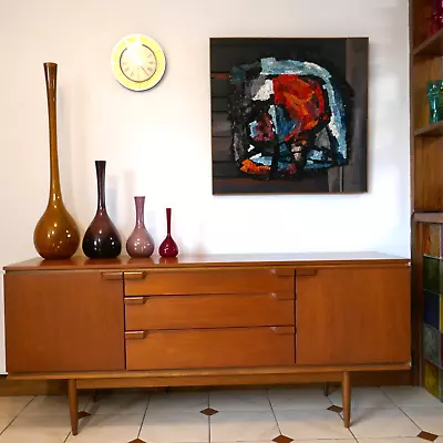 Vintage Mid Century 1960s Teak Austinsuite Sideboard Record Cabinet Delivery £70 • £480