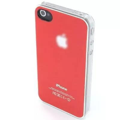 £2.77 • Buy Strawberry Red Lightweight Hard Case Shell For Apple IPhone 4 4S