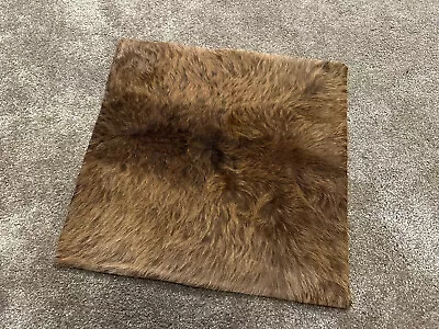 Luxury Cow Hide Fur Leather Cushion Cover 100% Natural RRP £65 CU03 • £17.99