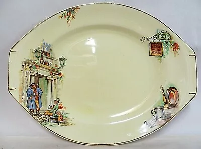 $35 • Buy Vintage J&G Meakin Sunshine 7-piece Sandwich Set - The Great White Horse Pattern