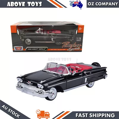 Motormax 1:18 Scale Custom 1958 Chevrolet Impala Model Diecast Car For Kids 8+ • $109.99