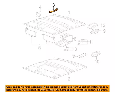 FORD OEM Interior-Roof-Inside Grip Grab Handle Left 5F9Z7431407AAA • $51.33